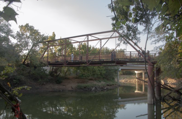 Old Alton Bridge initially opened in 1884 in order to connect Denton with Copper Canyon.